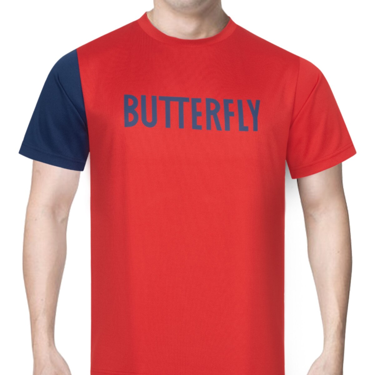 Butterfly USA Team 23 Practice Shirt: Front View of shirt on model